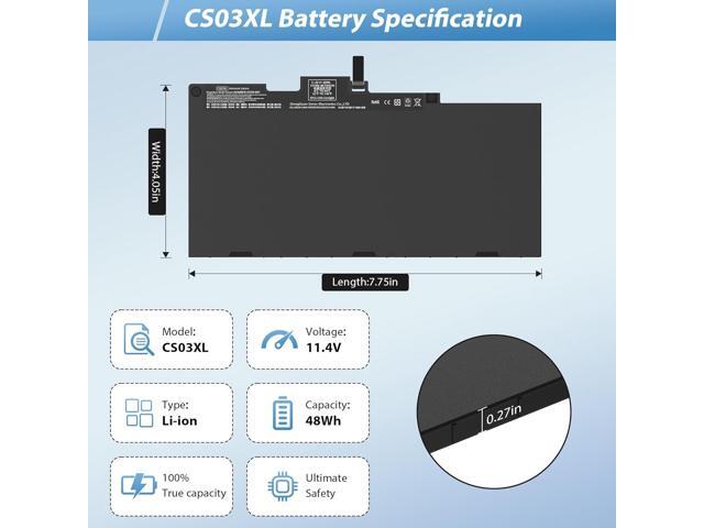 CS03XL Battery for HP Elitebook 840 G3 840 G4 850 G3 850 G4 745 G3 745 G4 755 G3 755 G4 ZBook 15u G3 Series P/N: HSTNN-UB6S HSTNN-IB6Y 800231-141...