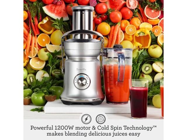 Breville BJE830BST Juice Fountain Cold XL, 70 oz, Black Stainless Steel