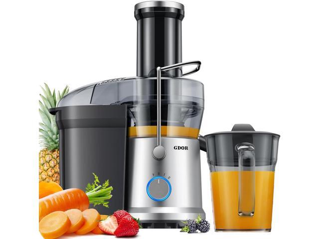 GDOR 1200W Juicer Machines with Larger 3.2' Feed Chute, 45oz Large Juice Jug, Centrifugal Juice Extractor Maker with Titanium Enhanced Cutting...