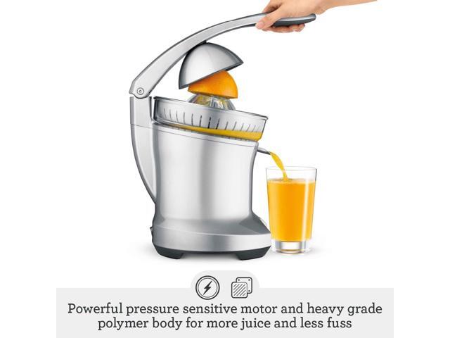 Breville BCP600SIL, Citrus Press Motorized Juicer Machine, Silver
