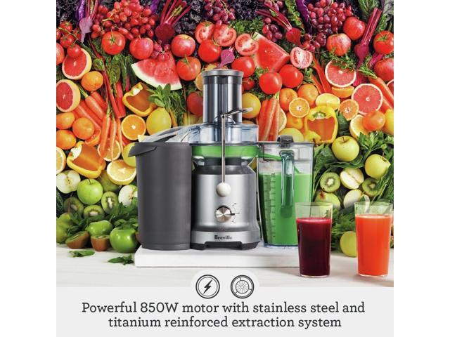 Breville BJE430SIL Juice Fountain Cold, 70 oz, Silver