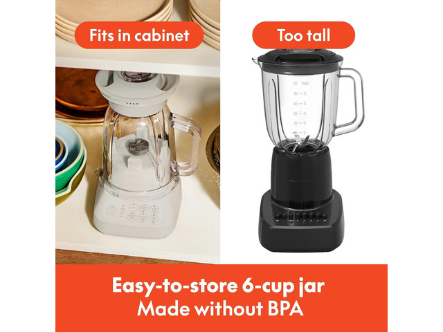 bella 10 Speed Countertop Blender, Juicer & Smoothie Maker, Fits-anywhere Kitchenware, Slim Flip & Store Design, Dishwasher Safe 48oz Capacity...