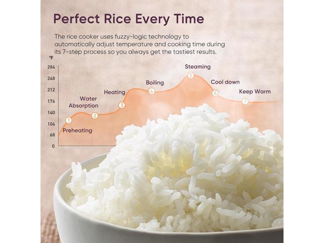 COSORI Rice Cooker 10 Cup, 24h Keep Warm, 18 Functions Fuzzy Logic Rice Maker with Stainless Steel Steamer Basket, Sauté, Slow Cooker, Black