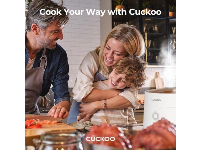CUCKOO Rice Cooker 3 Cup Uncooked / 6 Cup Cooked, Modern Fuzzy Logic Rice Cooker Small with Delay Timer & Keep Warm Setting, Versatile Food Steamer...
