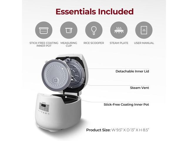 CUCKOO CR-0641F 6-Cup (Uncooked) / 12-Cup (Cooked) Micom Rice Cooker & Warmer with Nonstick Inner Pot, 11 Menu Modes, Fuzzy Logic Tech, Auto Clean...
