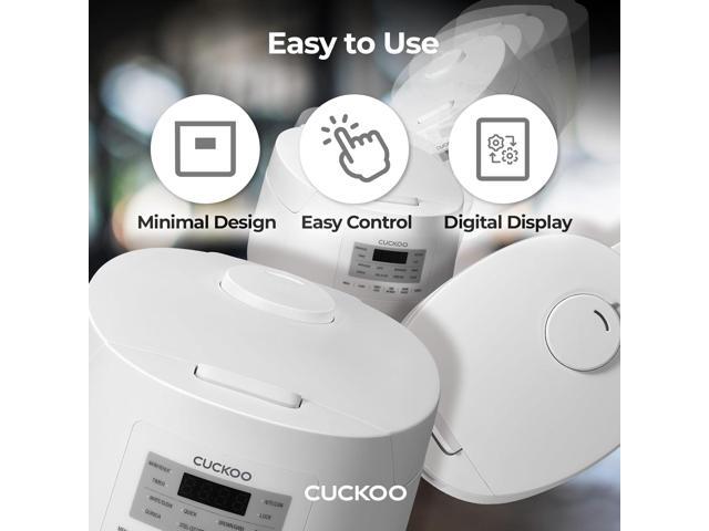 CUCKOO CR-0641F 6-Cup (Uncooked) / 12-Cup (Cooked) Micom Rice Cooker & Warmer with Nonstick Inner Pot, 11 Menu Modes, Fuzzy Logic Tech, Auto Clean...