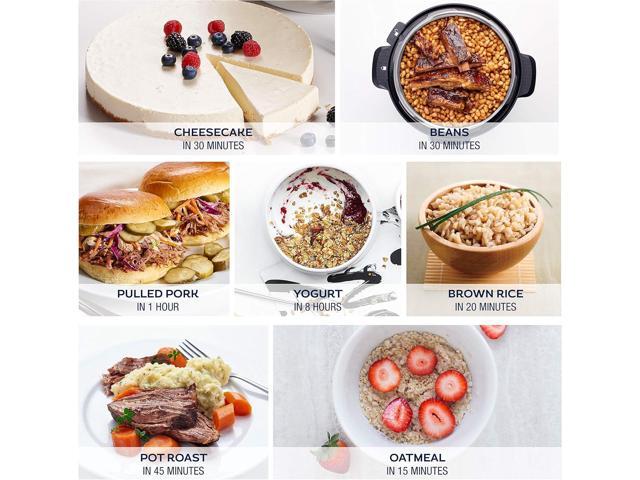 Zavor LUX Edge, 8 Quart Programmable Electric Multi-Cooker: Pressure Cooker, Slow Cooker, Rice Cooker, Yogurt Maker, Steamer and more - Stainless...