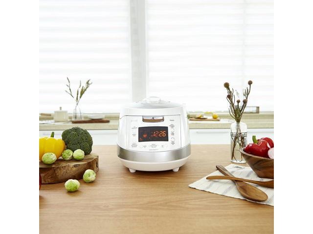 CUCKOO CRP-HS0657FW 6-Cup (Uncooked) / 12-Cup (Cooked) Induction Heating Pressure Rice Cooker with Nonstick Inner Pot, 16 Menu Modes, Safe Steam...