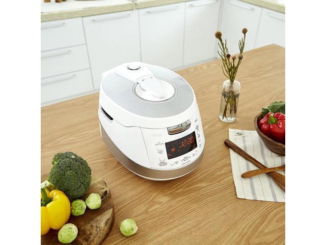 CUCKOO CRP-HS0657FW 6-Cup (Uncooked) / 12-Cup (Cooked) Induction Heating Pressure Rice Cooker with Nonstick Inner Pot, 16 Menu Modes, Safe Steam...