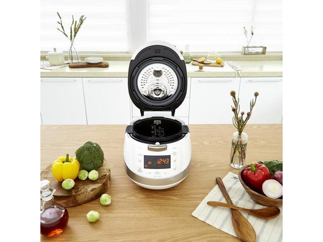 CUCKOO CRP-HS0657FW 6-Cup (Uncooked) / 12-Cup (Cooked) Induction Heating Pressure Rice Cooker with Nonstick Inner Pot, 16 Menu Modes, Safe Steam...