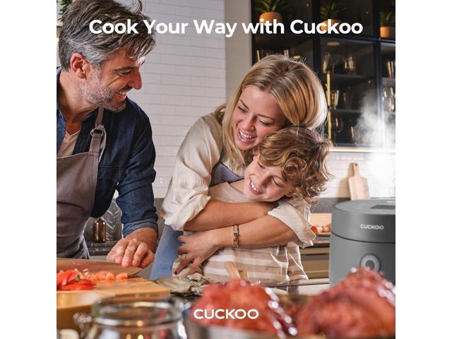 CUCKOO Rice Cooker 3 Cup Uncooked / 6 Cup Cooked, Modern Fuzzy Logic Rice Cooker Small with Delay Timer & Keep Warm Setting, Versatile Food Steamer...
