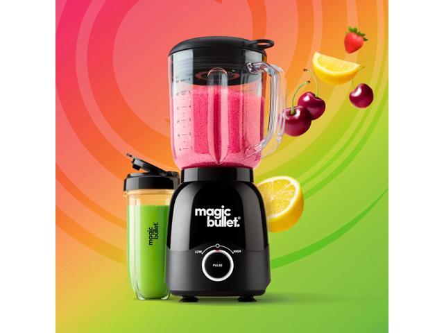 magic bullet Combo Blender, 48oz Pitcher, Blending Cup, Simple Speed Dial MBF50200AK