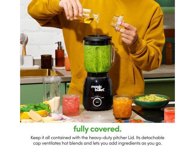 magic bullet Combo Blender, 48oz Pitcher, Blending Cup, Simple Speed Dial MBF50200AK