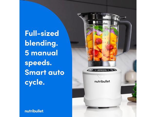 nutribullet SmartSense 5-speed, full-size blender, 1400 Watt- Matte White
