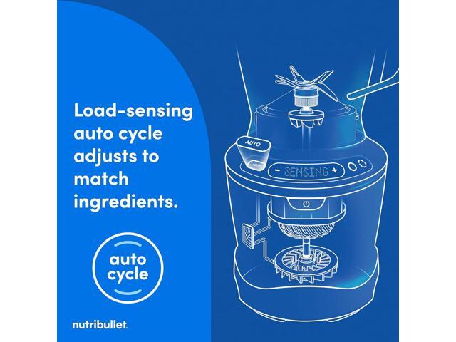 nutribullet SmartSense 5-speed, full-size blender, 1400 Watt- Matte White