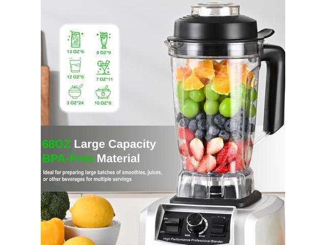 Kitchen in the box Blender 68 OZ, Professional High Performance Kitchen Smoothie Blenders with Stainless Steel Blades, BPA Free Blender Creating...