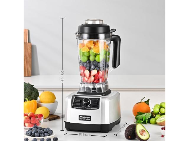 Kitchen in the box Blender 68 OZ, Professional High Performance Kitchen Smoothie Blenders with Stainless Steel Blades, BPA Free Blender Creating...