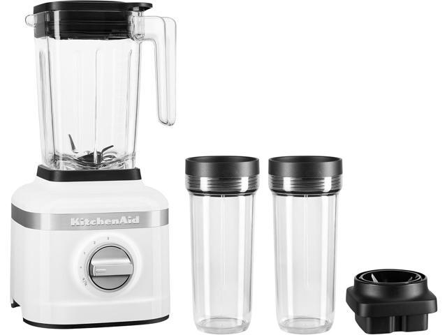 KitchenAid K150 3 Speed Ice Crushing Blender with 2 Personal Blender Jars - KSB1332Y - White