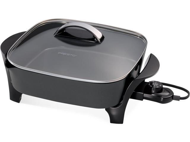 Presto 07117 12' Electric Skillet with glass cover