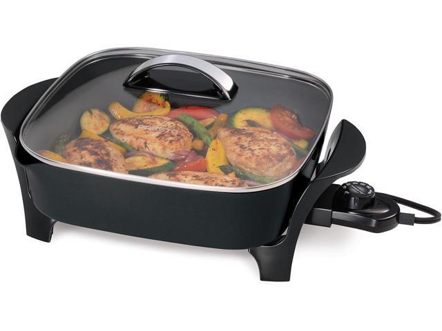 Presto 07117 12' Electric Skillet with glass cover