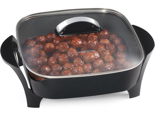 Presto 07117 12' Electric Skillet with glass cover