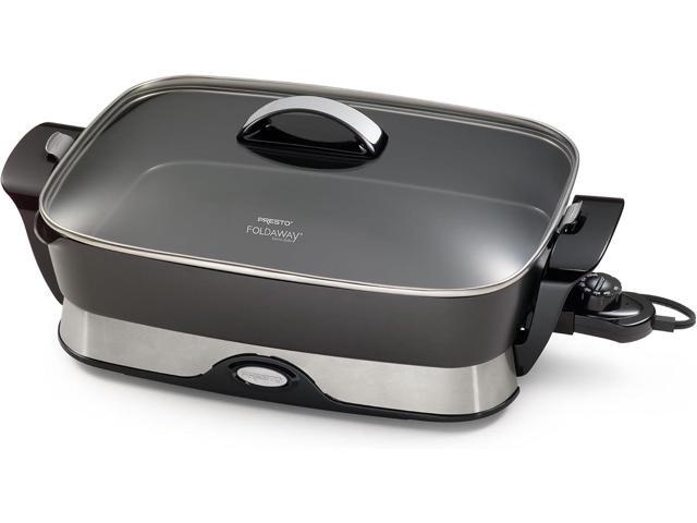 Presto 06857 16-inch Electric Foldaway Skillet, Black
