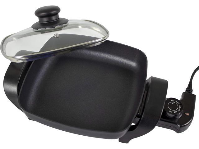 NESCO ES-08, Electric Skillet, Black, 8 inch, 800 watts