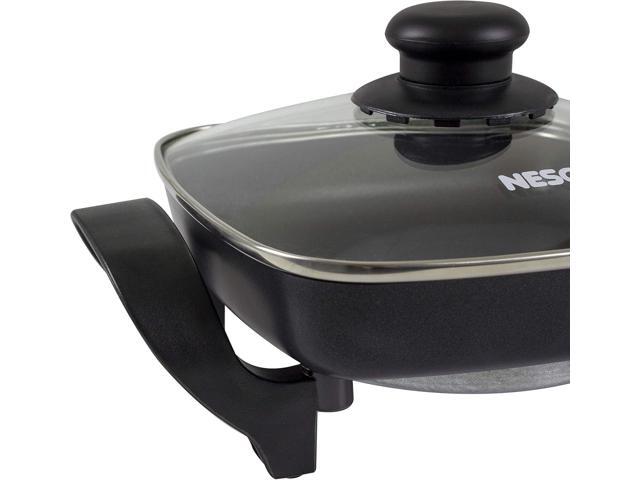 NESCO ES-08, Electric Skillet, Black, 8 inch, 800 watts