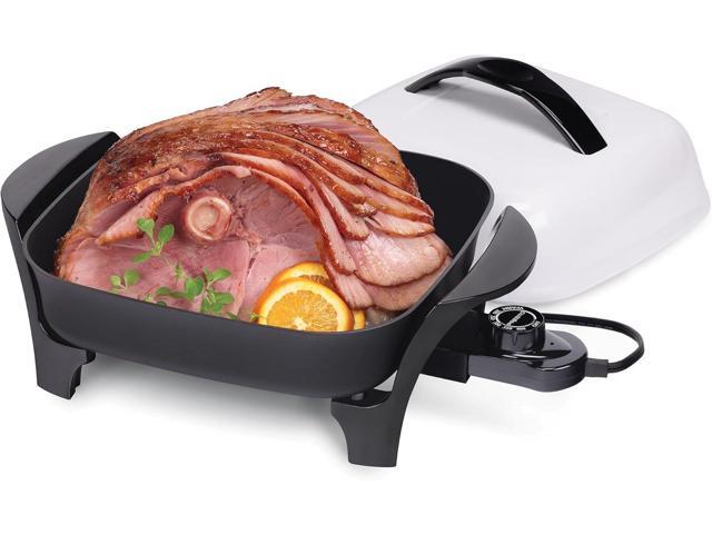 Presto 06620 11-Inch Electric Skillet,Black/White