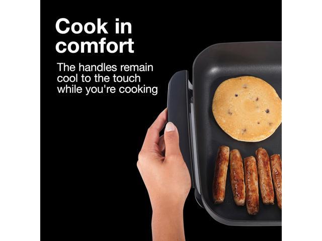 Proctor Silex Electric Skillet with Lid, 116 sq. in. Nonstick Cooking Surface for Frying, Sauteing, Simmering and Braising, Adjustable Temp 200° to...