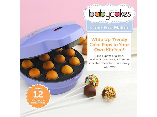 Cake Pop Maker by Select Brands - Kit for Birthdays & More - Includes Decorating Stand & 50 Sticks - Features Non-Stick Coating - Makes 12 Cake Pops