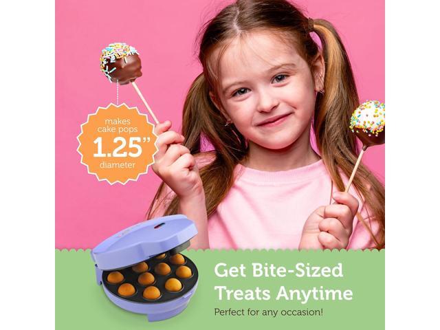 Cake Pop Maker by Select Brands - Kit for Birthdays & More - Includes Decorating Stand & 50 Sticks - Features Non-Stick Coating - Makes 12 Cake Pops
