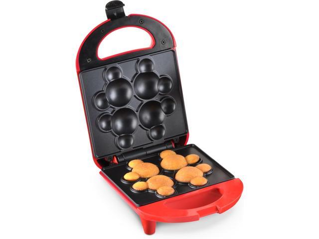 Disney Mickey Mouse Cake Pop Maker by Select Brands - Includes Maker, 25 Sticks, Piping Bag & Recipes - Gifts for Disney Lovers - Makes 4 Mickey...