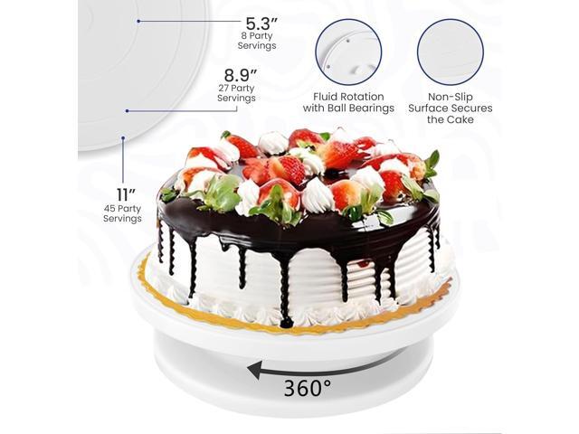 540PCS Cake Decorating Kit - Baking Supplies with 4 Springform Pans, Rotating Turntable, Decorating Tools, Cake Baking Supplies Set for Beginners