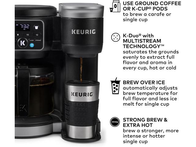 Keurig K-Duo Hot & Iced Single Serve & Carafe Coffee Maker, MultiStream Technology, 72oz Reservoir (Gen 2)