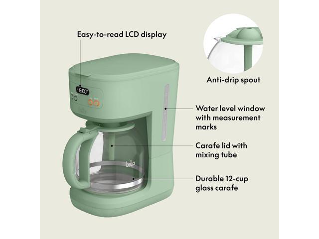 bella 12 cup Programmable Coffee Maker