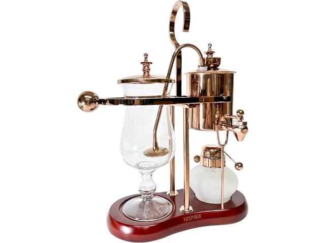 Nispira Belgium Royal Family Balance Syphon Unique Gravity Vintage Coffee Maker Vacuum Brewing System Copper 500 ml