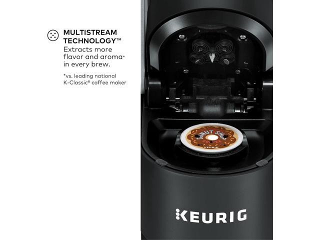 Keurig K-Supreme Single Serve K-Cup Pod Coffee Maker, MultiStream Technology, 4 Brew Sizes, 66oz Dual-Position Removable Reservoir, Black