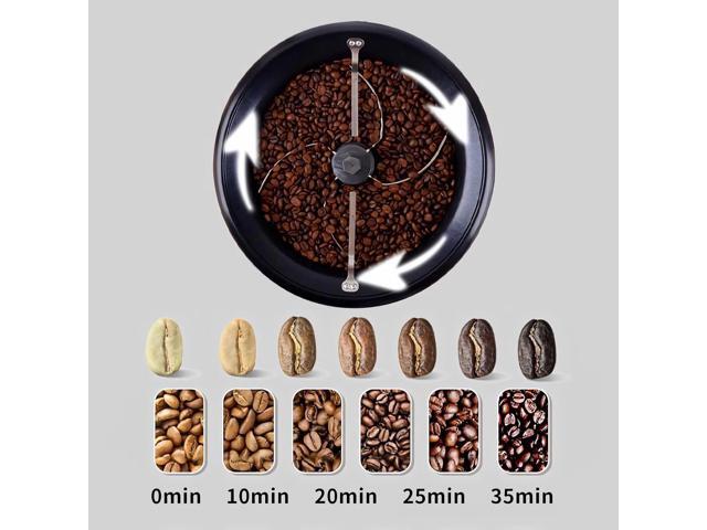 WINB Coffee Roaster Machine for Home Use, 110V Household Electric Coffee Bean Roaster with Timer Roasting Machine Peanut Bean Home Coffee Roaster