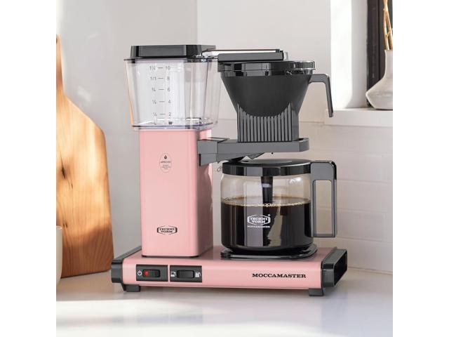 Technivorm Moccamaster 53939 KBGV 10-Cup Coffee Maker Pink, 40 Ounce, 1.25l