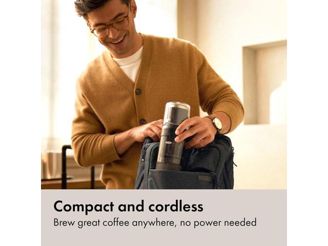 OXO Brew Rapid Brewer - Portable Coffee Maker, Fast Manual Hot & Cold Brew, Small Handheld Brewer, Compact Travel Coffee Maker