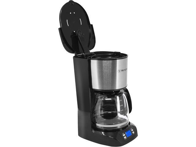 Westinghouse 220 volts 12 cup coffee maker 220v 240 volt Digital Programmable Coffee Machine Permanent Filter & Hot Plate (NOT FOR USE IN USA)