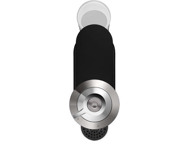 Nespresso Vertuo Next Deluxe Coffee and Espresso Maker, Pure Chrome with Aeroccino Milk Frother,1.1 liter, Black