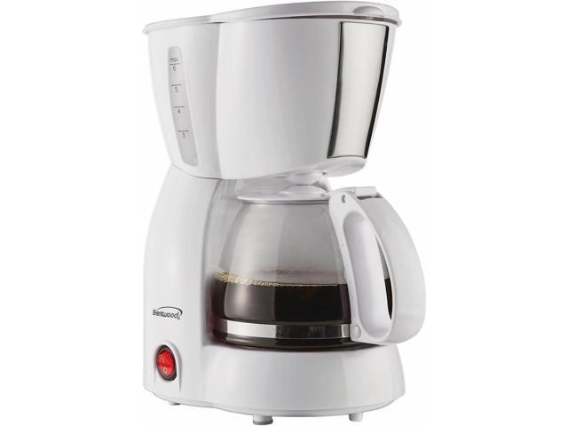 Brentwood Appliances TS-213W 4 Cup Coffee Maker, White
