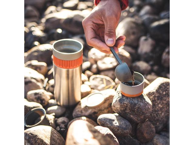 WACACO Pipamoka Portable Coffee Maker, Coffee brewer, All-in-one Vacuum PressuredInsulated Travel Mug, Hand Powered and Filter Pressure Brewer,...