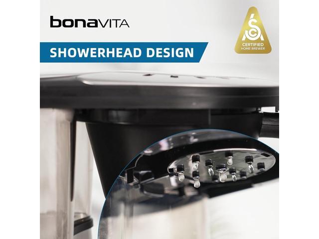 Bonavita 8 Cup Drip Coffee Maker Machine, One-Touch Pour Over, Auto Pause Brewing with Stainless Steel Double Wall Thermal Carafe, SCA Certified,...