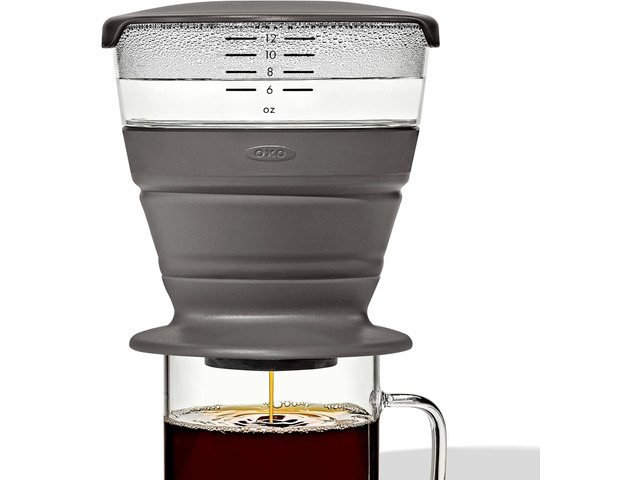 OXO Brew Collapsible Pour-Over Coffee Maker with Storage Case