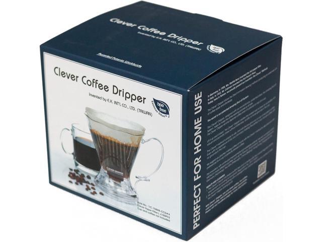 Clever Coffee Dripper and Filters, Large 18 oz, Original Classic Design, Safe BPA Free Plastic, dripper coffee maker, drip coffee maker pour over,...