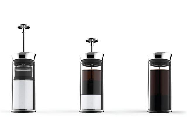 Definitely Not a French Press Coffee Maker The Soul of Espresso in the Body of a Single Serve French Press Coffee Maker, Brews in Half the Time,...