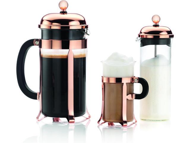 Bodum Chambord Classic Sugar and Creamer Set, 2pcs, Glass, Copper